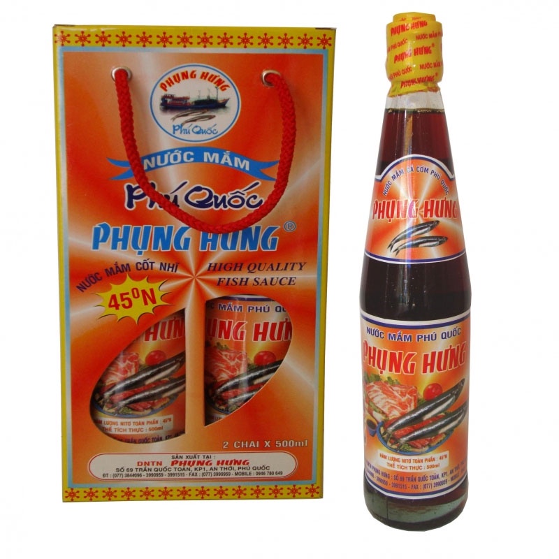 Nước mắm Phú Quốc Phụng Hưng cốt nhĩ Thượng Hạng 45 độ