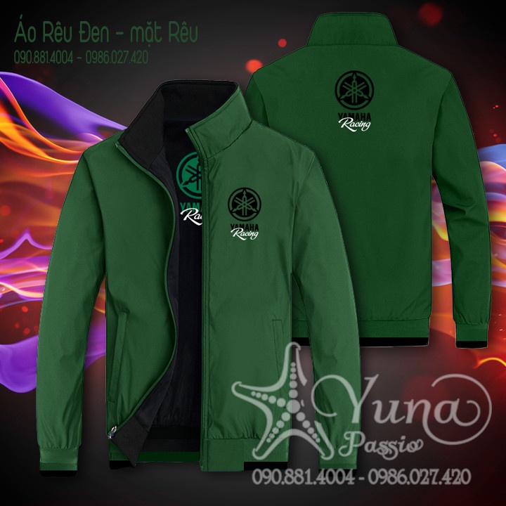 ÁO KHOÁT DÙ NAM NŨ 2 LỚP CAO CẤP THÊU YAMHA