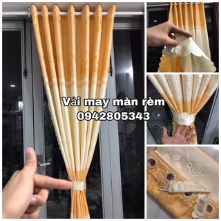 vải gấm thô may rèm màn (vải chưa may)