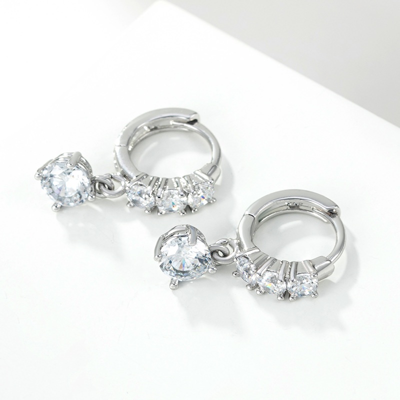 Bông tai thời trang phong cách Hàn Quốc đính đá ANTA Jewelry - ATJ8041