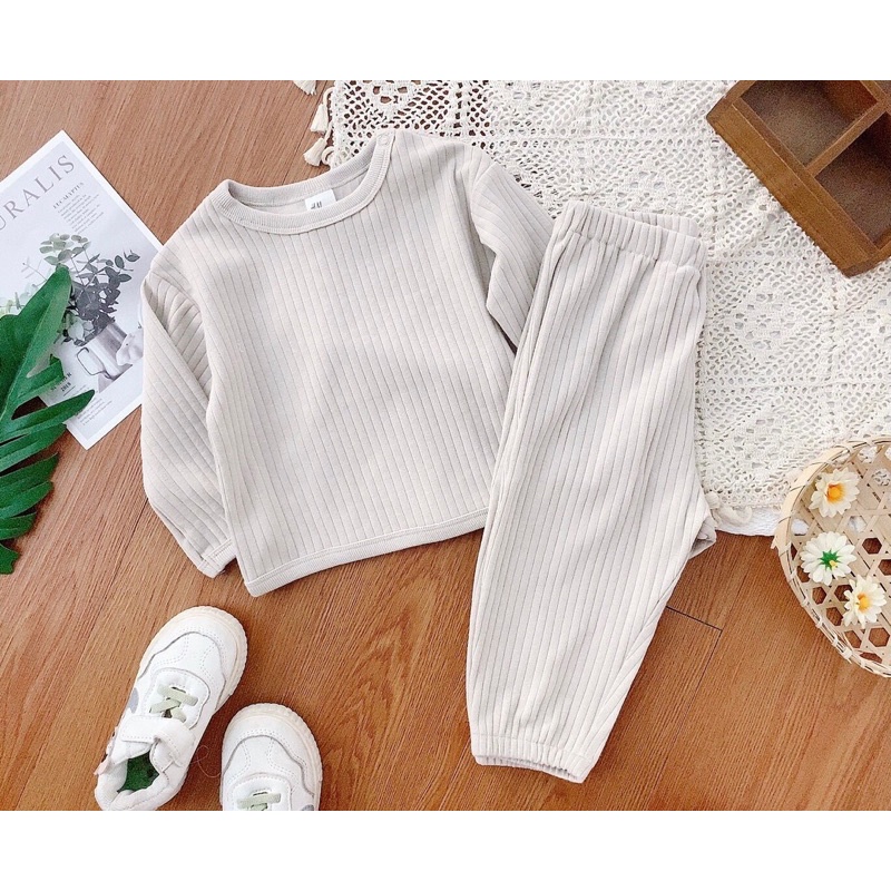 Bộ nỉ H#m dư xịn cho bé trai/bé gái- ảnh thật