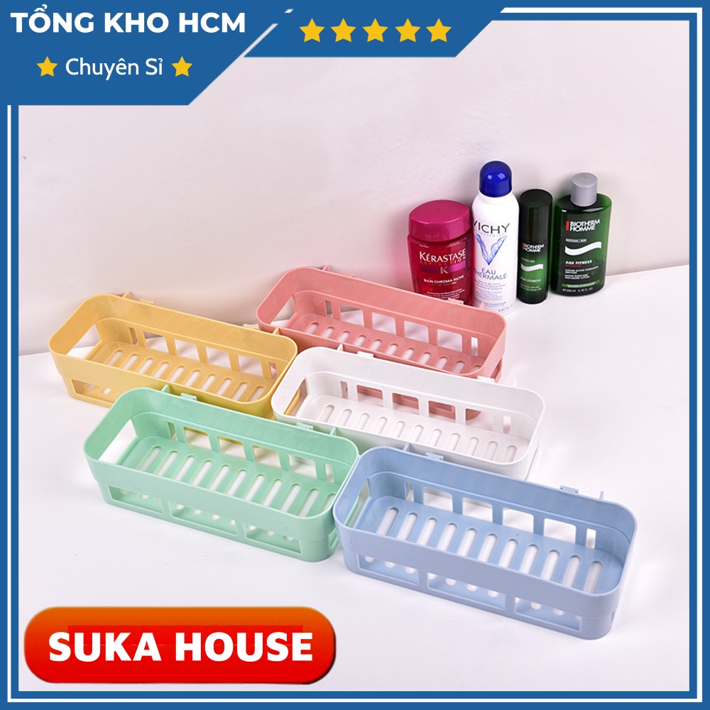 Kệ Đựng Đồ Phòng Tắm Phòng Bếp Dán Tường SUKAHOUSE H091