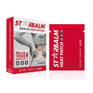 Miếng dán nhiệt Starbalm Aqua Gel Heat Patches 4 miếng