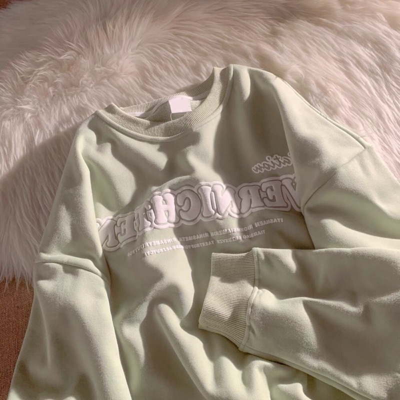 🌈 ÁO SWEATER NỈ BÔNG 3 MÀU SIU XINH