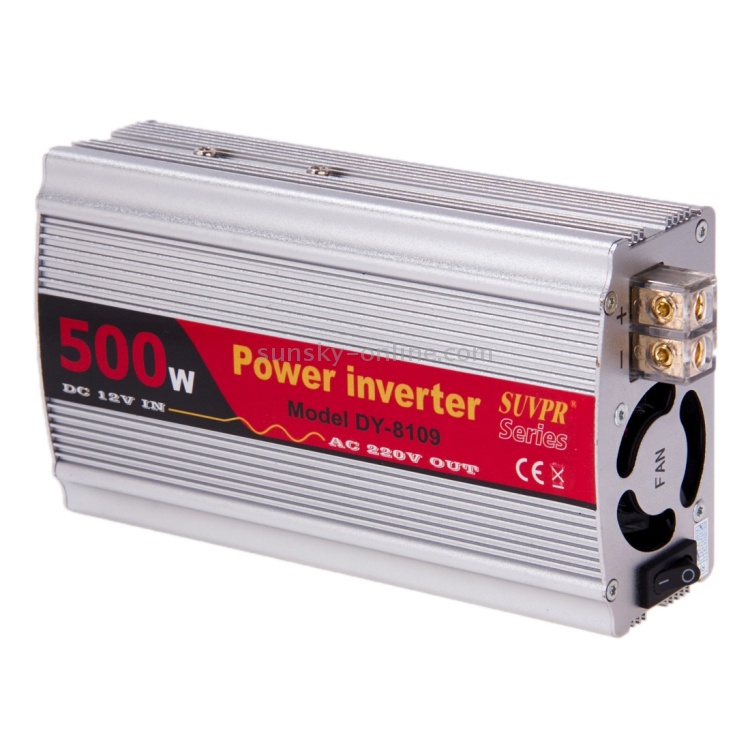Bộ đổi điện 500W 12V Sang 220V .SUOER SAA 500A hàng cao cấp