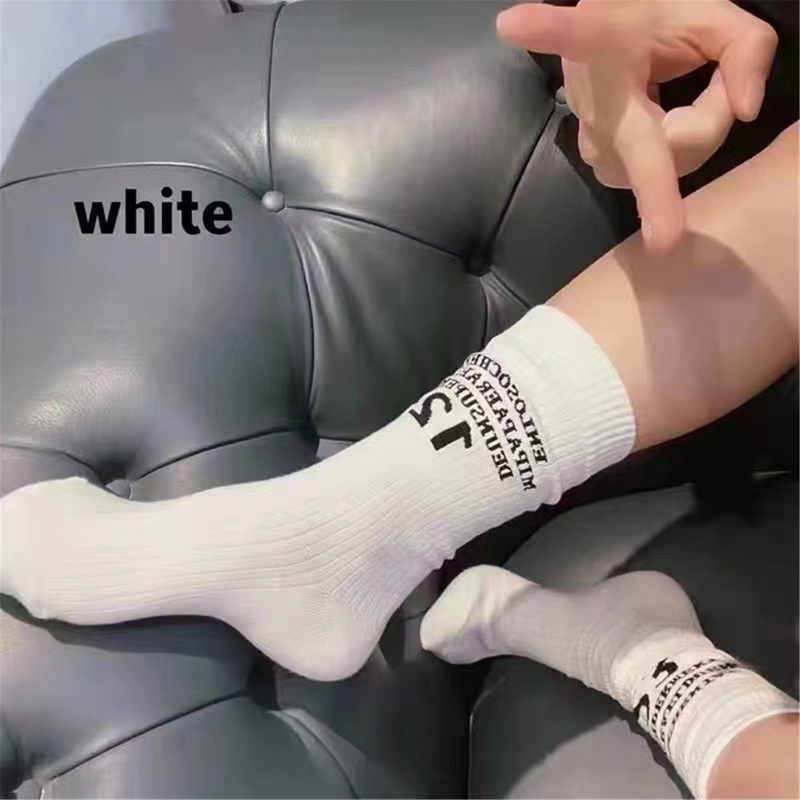 Xixi Tất Cotton Hoạ Tiết Chữ Và Số Thời Trang Cho Nữ