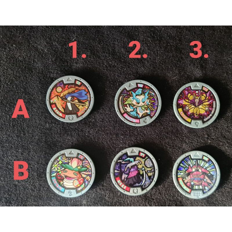 Thẻ xu Yokai, màu xám đục 04