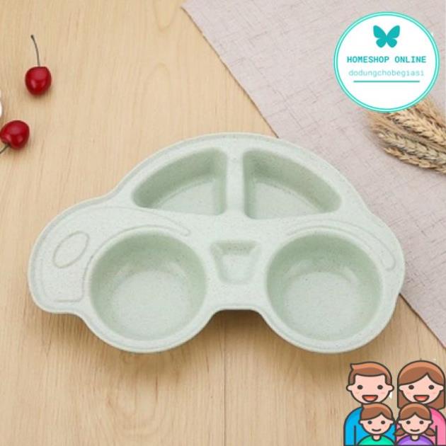 Khay ăn dặm lúa mạch hình Oto