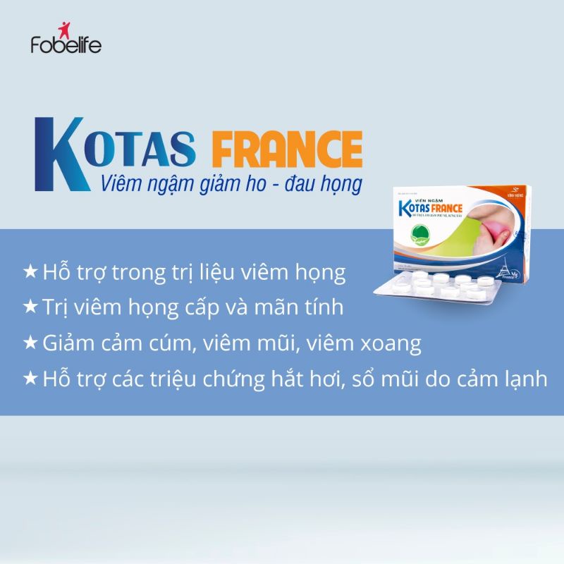 KOTAS FRANCE hộp 20 viên ngậm