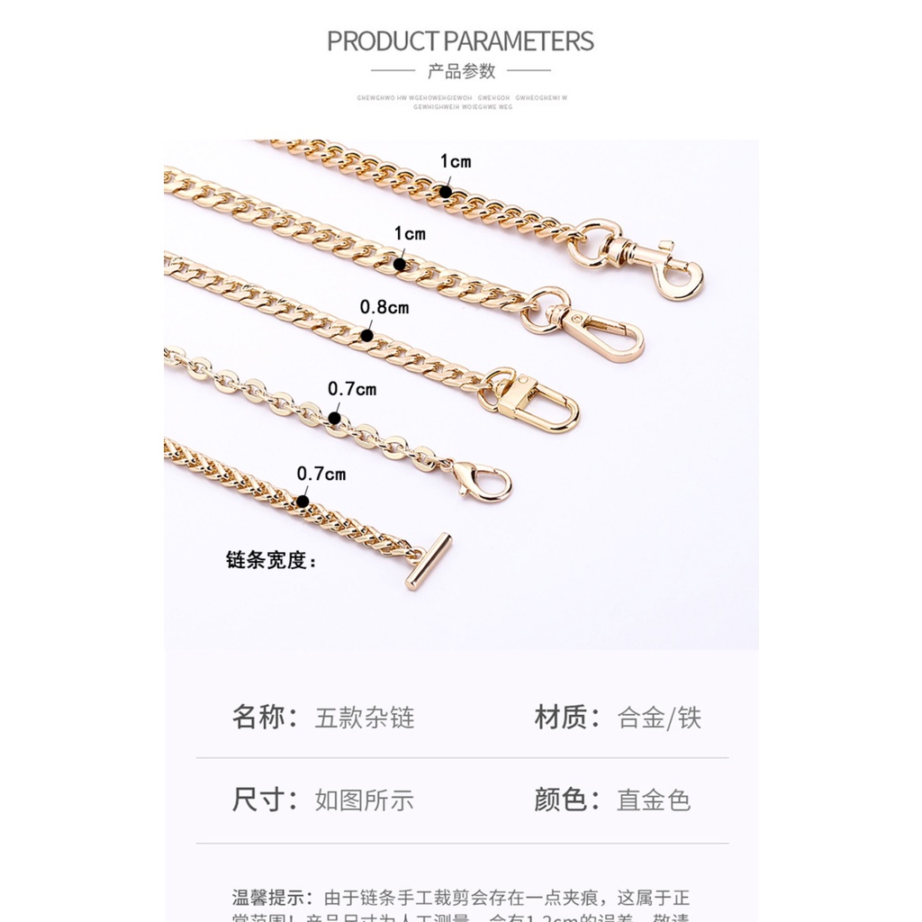 Phụ kiện dây đeo chuỗi xích thay thế dành cho túi xách LV