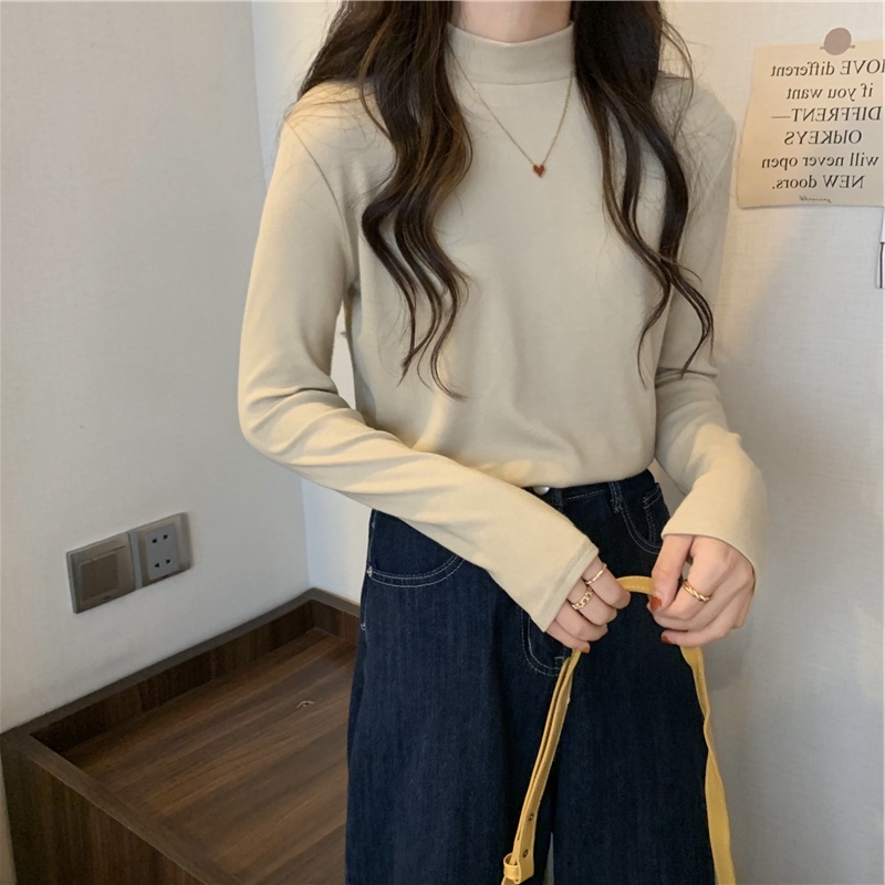 NRVP Áo Thun Nữ Dài Tay Dáng Rộng Thời Trang Hàn Quốc