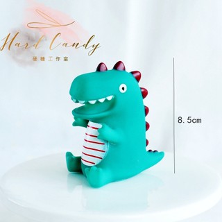 Phụ kiện trang trí bánh sinh nhật_Trang trí khủng long xanh