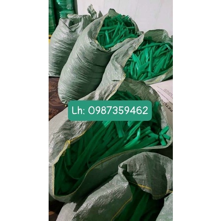 1kg Túi lưới nhựa màu xanh đủ size đựng trái cây, hành tỏi, phân bón…