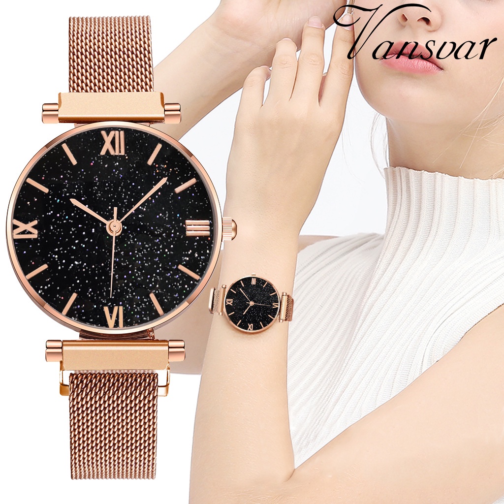 Đồng hồ nữ D-ZINER NT42 dây thép lưới chính hãng cao cấp thời trang free size | BigBuy360 - bigbuy360.vn