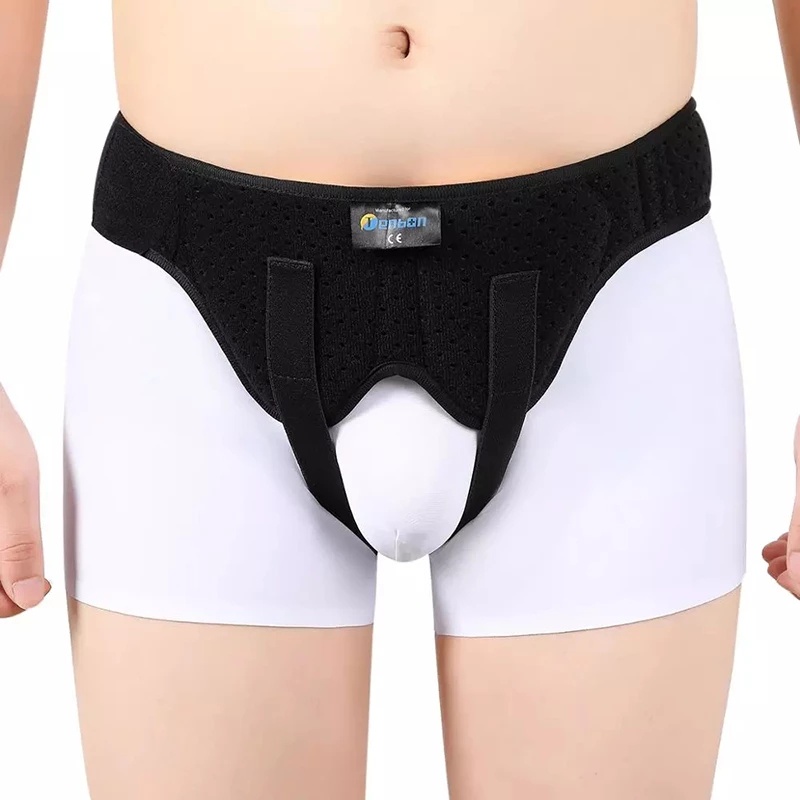 TENBON Đai thoát vị cho thoát vị bẹn đơn / đôi hoặc thoát vị thể thao với hai miếng nén có thể tháo rời