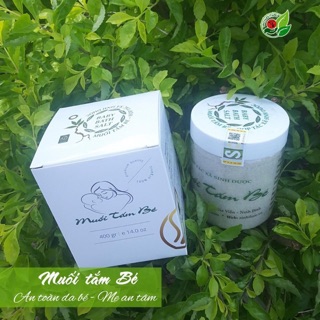 Muối tắm thảo dược ngừa rôm sảy cho bé