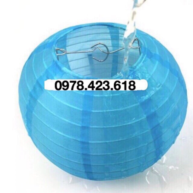 Đèn lồng VẢI LỤA Chống nước 30cm - 25cm - 20cm treo trang trí ngoài trời #5