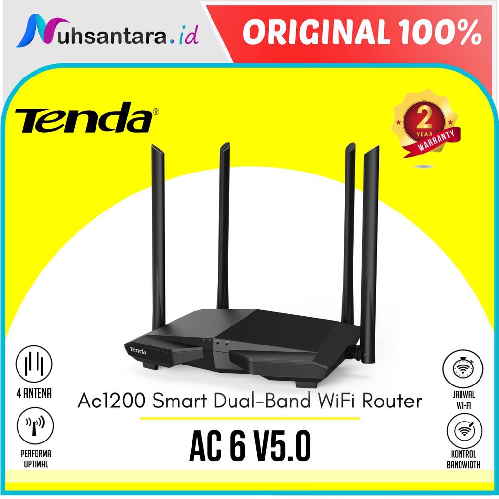 TENDA Ăng ten phát sóng Wifi Ac6 AC1200 4