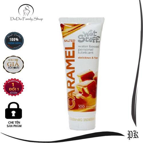 Gel bôi trơn quan hệ miệng Caramel vị mặn nếm được 100g