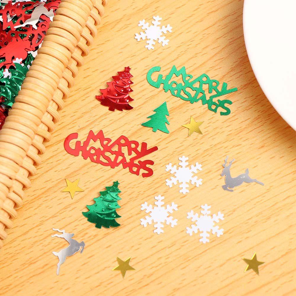 ZAIJIE24 60g Lá Thiếc Trang Trí Giáng Sinh