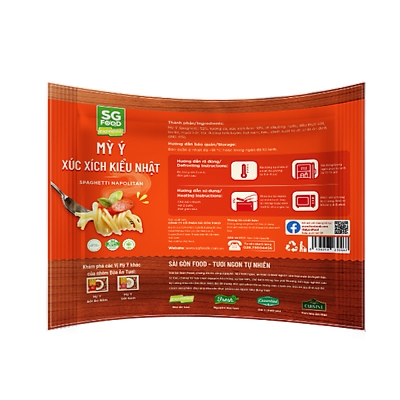 Mỳ Ý xúc xích kiểu Nhật Sài Gòn food | BigBuy360 - bigbuy360.vn