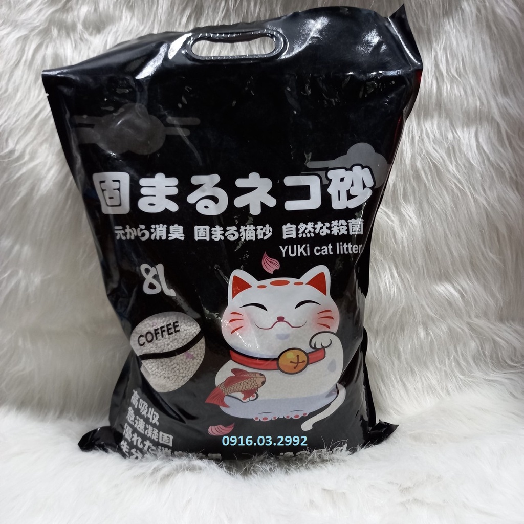 Cát vệ sinh cho mèo Cát Nhật Yuki 15L được chọn mùi