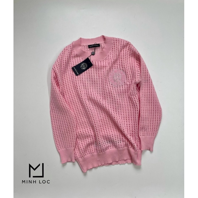 Áo Len Lưới 2 Màu Hồng , Trắng QC L1