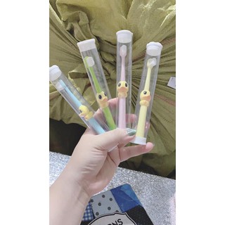 BÀN CHẢI ĐÁNH RĂNG TRẺ EM SỢI LÔNG TƠ SIÊU MỀM HÌNH VỊT CƯ TÊ