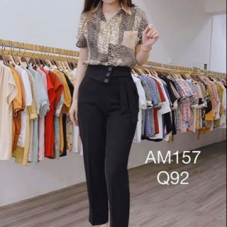 Quần baggy thắt nơ chất vitex cực xịn