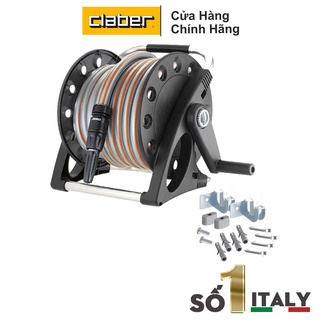 Combo Bộ Dây Và Vòi Tưới Cây [Made In Italy] Claber 15m Aquapony Kit 8884 và móc treo tường kim loại, phi ống 12mm