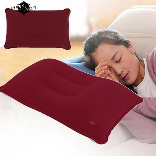 Gối bơm hơi 38cm x 25cm mang đi tiện lợi