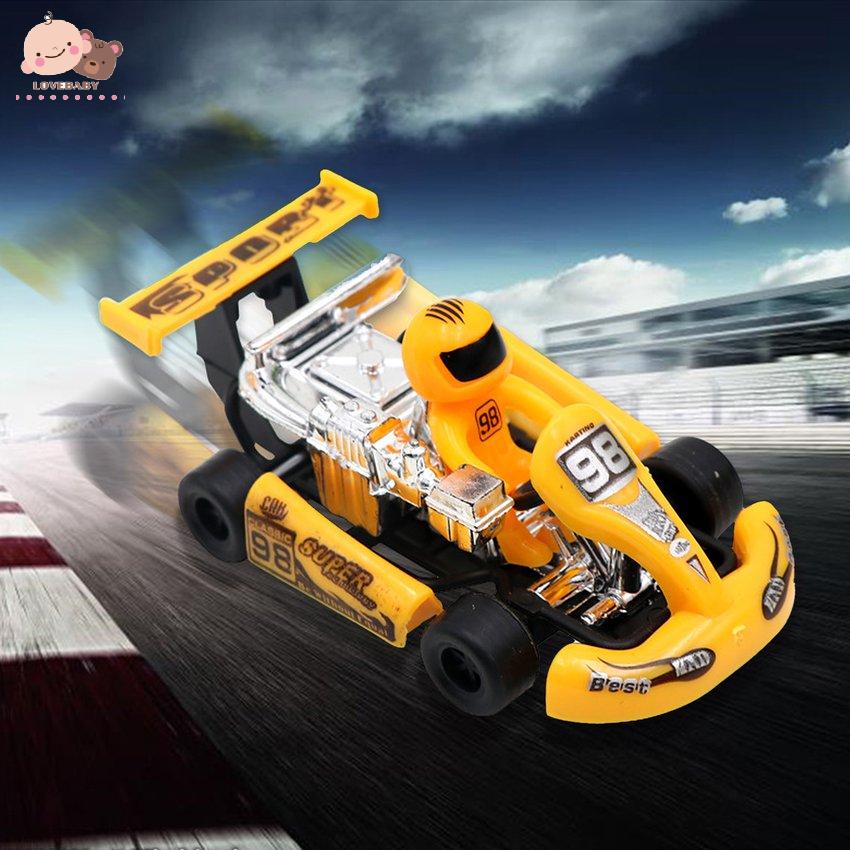 Xe đua đồ chơi kéo lưng cho bé