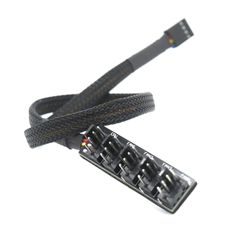 Cáp Chia Nguồn 1 Sang 5 Cho Quạt 4-Pin PWM