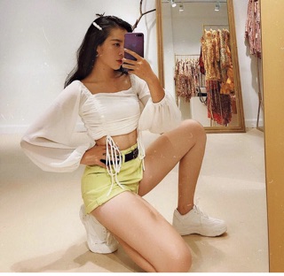 ÁO CROPTOP RÚT DÂY