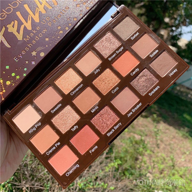 (Hàng Mới Về) Bảng Phấn Mắt Febble 18 Màu Sắc Hiệu Ứng Lì / Ánh Nhũ Kết Hợp Thời Trang | BigBuy360 - bigbuy360.vn