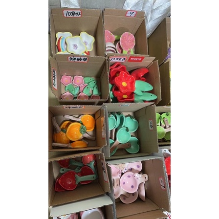 Thìa decor, múc hạt bằng gốm