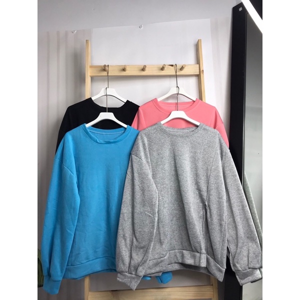 (ảnh thật ở cuối) Áo nỉ xẻ tà thu đông full màu cho nữ | BigBuy360 - bigbuy360.vn