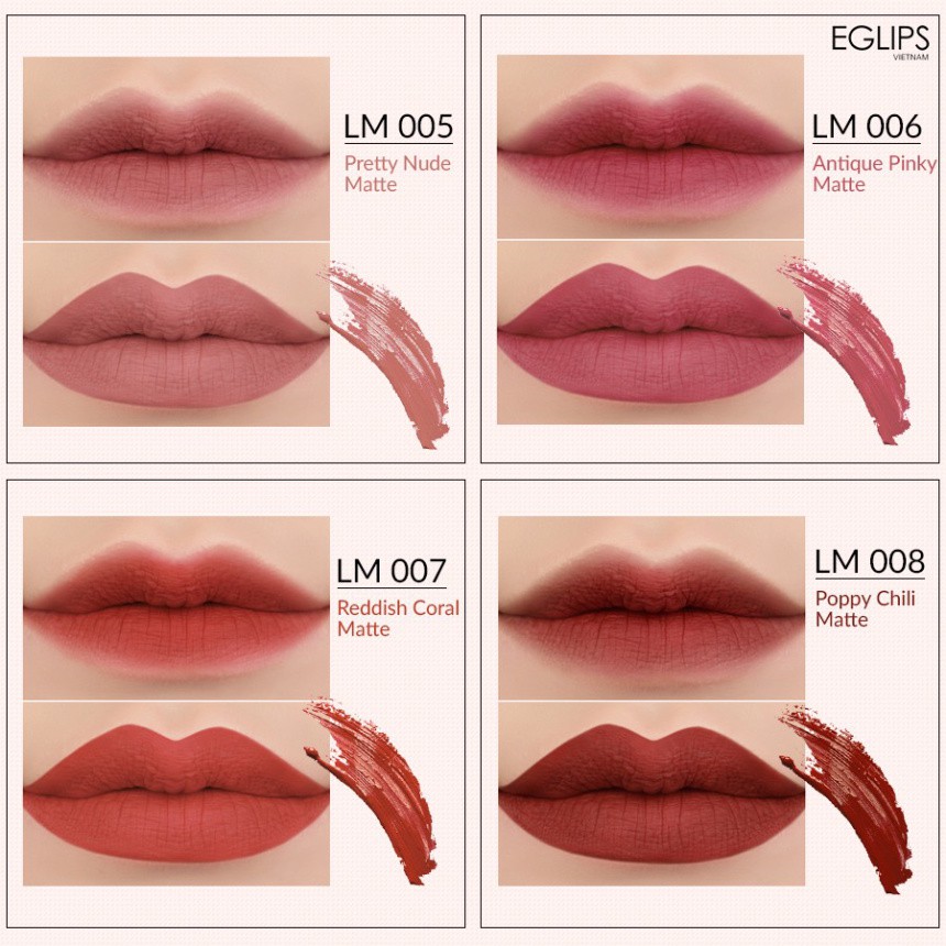 Son kem lì Eglips Lively Lip Matte version 2 5g