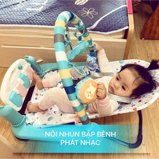 [FREESHIP 70K] Ghế Nhún Đa Năng Kèm Thảm Đàn Loại Cao Cấp