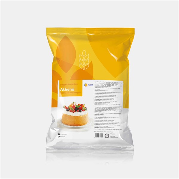 Bột trộn sẵn Bông Lan Athena Farina 1kg - anshop