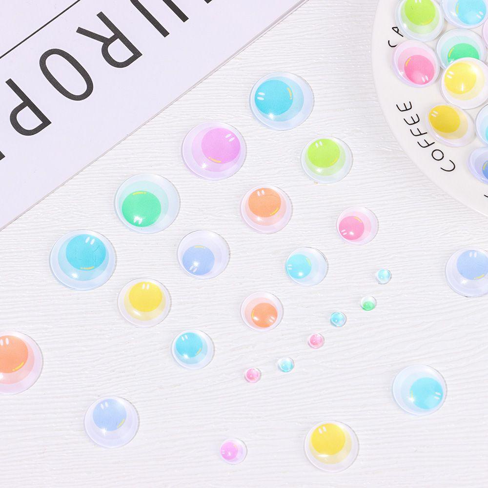 Set 50 Con Mắt Thủy Tinh 6/10/16/20/25mm Làm Thủ Công