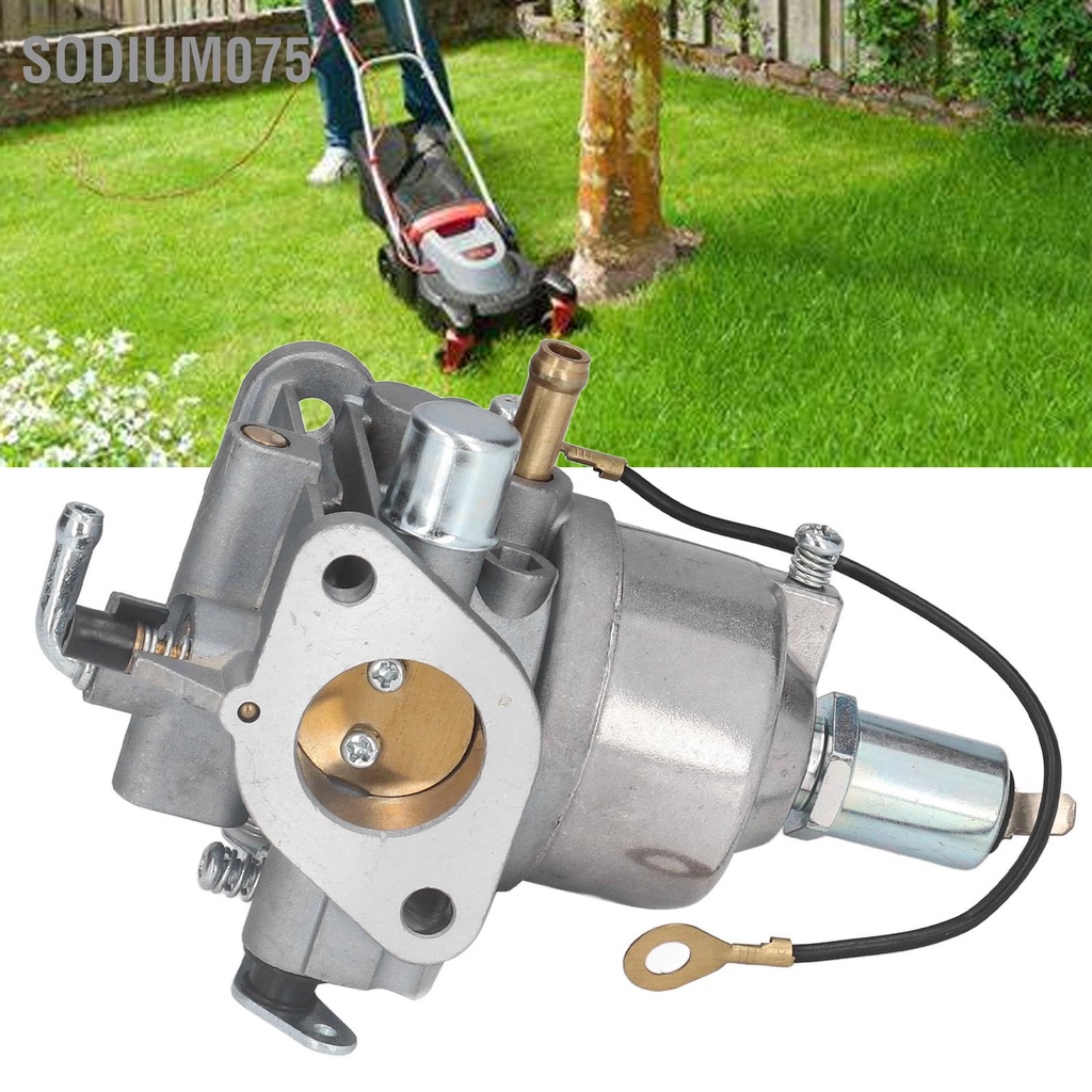 Sodium075 Bộ chế hòa khí phận động cơ bằng nhôm Phụ kiện thay thế máy cắt cỏ với miếng đệm gắn cho FH500V Carb
