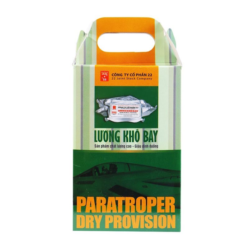 (Date:04/2024) Lương khô bay cao cấp giàu dinh dưỡng hộp 1kg