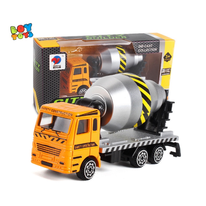 Đồ chơi mô hình xe trộn bê tông biến hình Robot 2 trong 1, tự động tránh vật cản cực thú vị cho bé