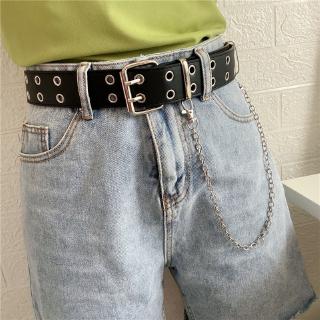 Thắt lưng đục lỗ 2 hàng độc đáo chất lượng cao