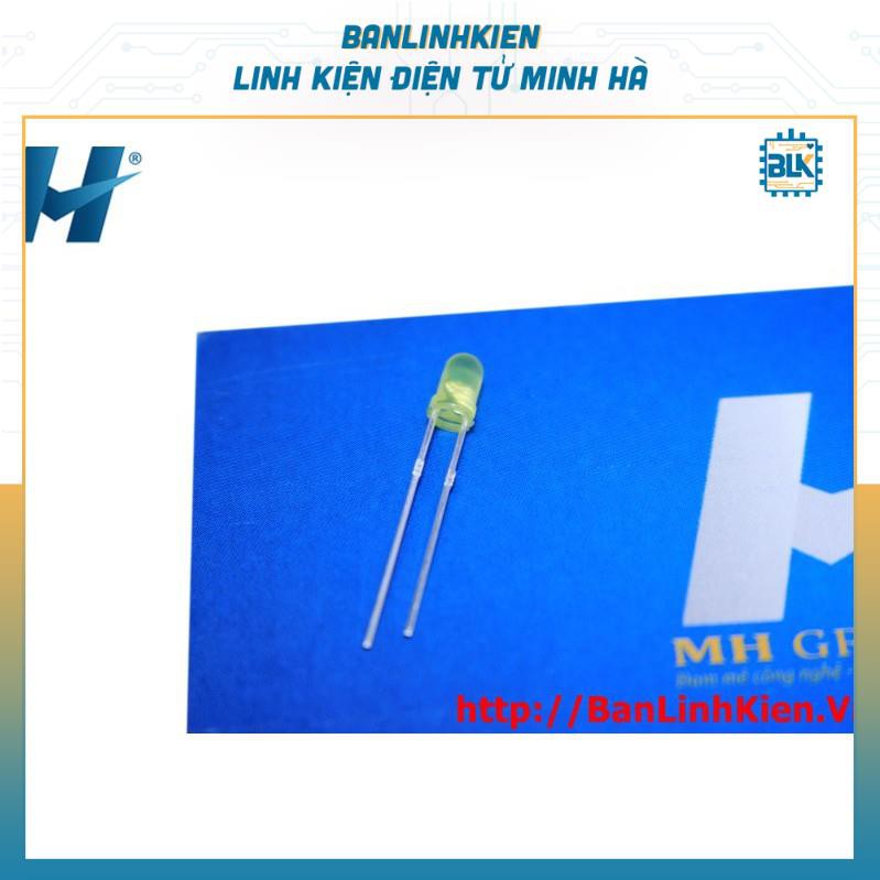 Đèn Led 3MM Phủ Vàng (10 Chiếc)