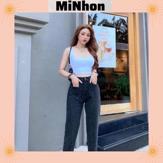 Áo croptop sát nách ba lỗ. a4-snn