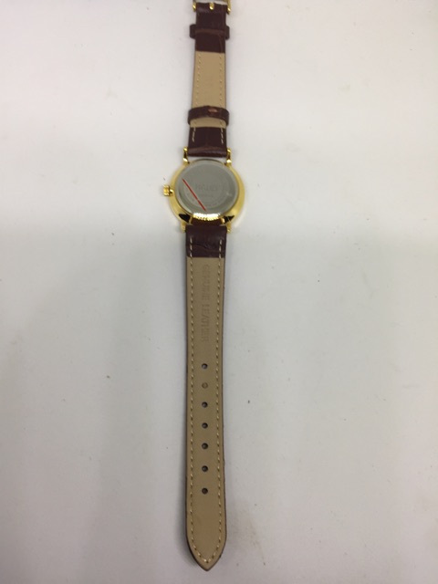 Đồng hồ nam nữ Halei dây da nâu mặt trắng | BigBuy360 - bigbuy360.vn