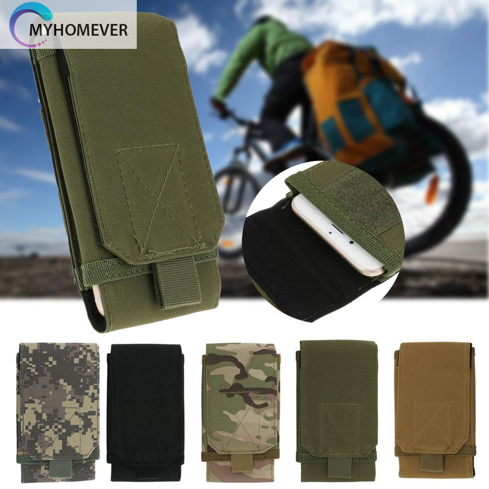 myhomever 1Pc Universal Tactical Bag for Mobile Phone Hook Cover Pouch Case Waist Bag