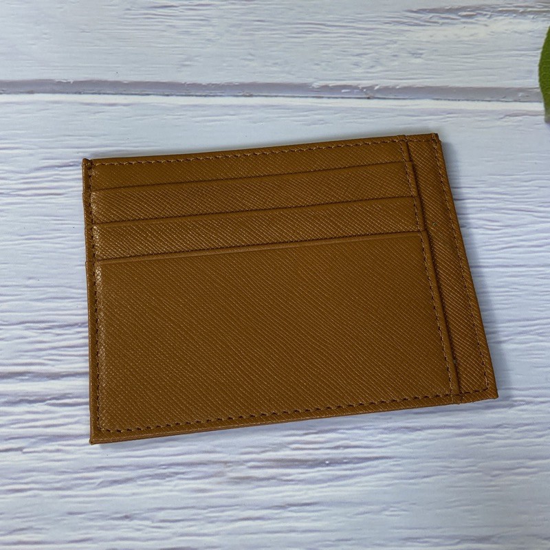 [DA THẬT] Ví mini nữ, ví nam Bóp Cardholder ZERO Da Saffiano Nhập Khẩu Cao Cấp Chống Thấm Nước Unisex